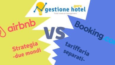 confronto strategie tariffarie airbnb booking